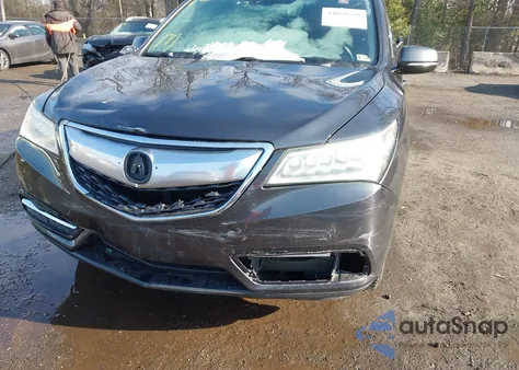 2014 Acura Mdx Technology Package from USA, damaged, VIN 5FRYD4H49EB033401